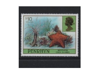 Penrhyn (Cook-öarna) 1998 Sjöstjärna havsfauna 1v