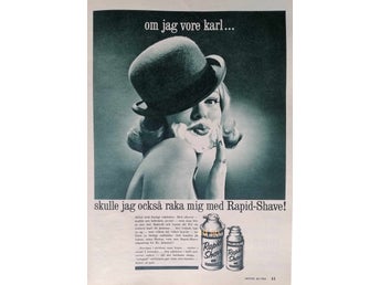 RAPID-SHAVE, REKLAMANNONS 1964