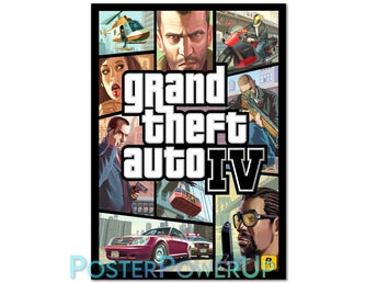 Grand Theft Auto IV - A3 Poster (29,7 x 42cm)