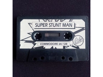 Super Stunt Man (Codemasters) Lös Tape - Kassett ->TESTAD<- Commodore 64 C64