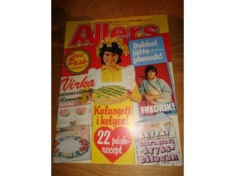 Allers nr13 1986 Berit Anserud, Volvo PV 60 1947, Fredrik Willstrand plansch
