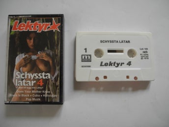 Lektyr Schyssta låtar 4 KASSETTBAND 1979 EX