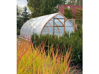 Träväxthus från Garten Dream 3x8m med 6 mm polykarbonatöverdrag