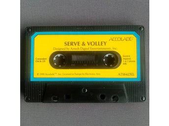 Serve & Volley (Accolade - EoA) - Lös Tape ->TESTAD<- Commodore 64