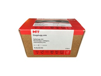 Spikplugg metall 6x10/30 MFT 100 st
