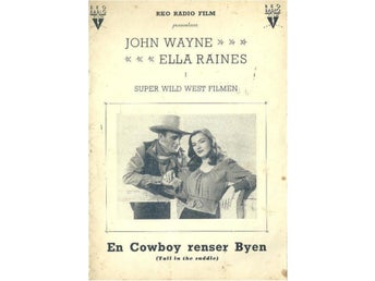 Tall in the saddle - John Wayne - Danskt Bioprogram