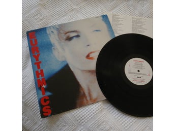 LP - VINYLSKIVA - EURYTHMICS -Be Yourself Tonight (1985) ANTIK - RETRO - VINTAGE