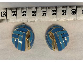 örhängen, clips, vintage