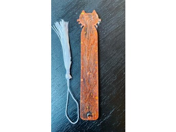 Handmade kids friendly Cat shape Epoxy resin bookmark
