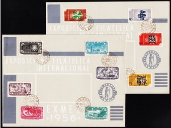 MEXIKO - CENTENARIO - FDC 1. AUG. 1956. 2 EX.