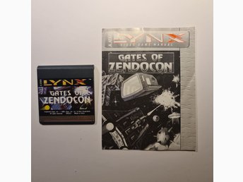 Jeu Atari Lynx - Gates Of Zendocon - Bon état (complet, Manque Haut Boîte)