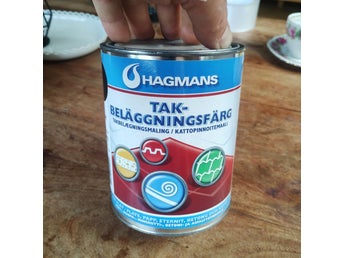 Hagmans Takbeläggningsfärg Svart 1 kg