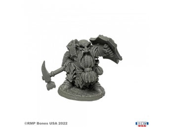 Reaper Bones USA Reaper Legends: Dark Dwarf Smiter - Plastic Miniature