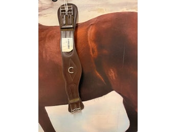 - nyvara- dressyrgjord läder brun stl 80cm