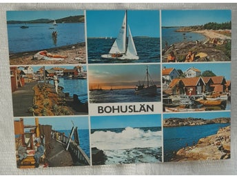 Bohuslän flerbildskort. Ej pg. Lindenhags Floda