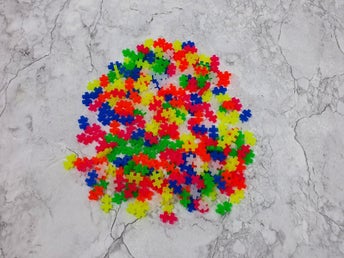Helt Nytt Plus Plus Mini Neon, 300 Bitar