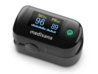 Medisana Pulsoximeter PM100 blodets syresättning och hjärtfrekvens