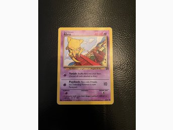 Pokemon Team Rocket Abra Card #49/82 - Common, Unlimited Edition, Near Mint Pokemon Team Rocket Abra Card #49/82 - Common, Unlimited Edition, Near Mint