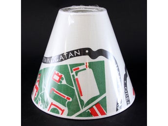 LAMPSKÄRM STOCKHOLM - TYG SVENSKT TENN JOSEF FRANK TILL GOLVLAMPA - 1