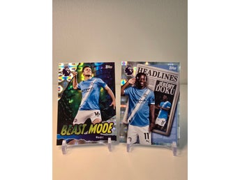 Rodri & Jeremy Doku Topps Premier Leauge