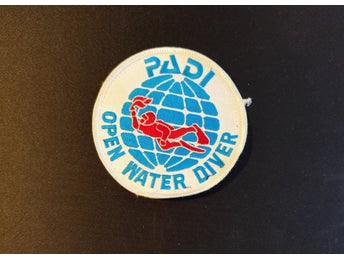 PADI tygmärke OPEN WATER DIVER