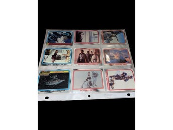 Star Wars The Empire Strikes Back Samlarkort- 9 st I praktisk plastficka