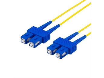 Fiber patchkabel SC-SC Singlemode, Duplex, 1 meter