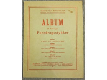 Noter Album af udvalgte Foredragsstykker Bind 2 31 sid.