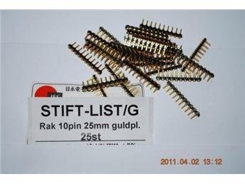 Stift list/G 25 stycken