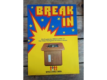 Mirco Games GmbH Break In Videobordsspel Reklamaffisch