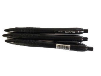 3 Stiftpennor gummigrepp 0,5 mm