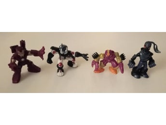 4 st Marvel 500 Micro Series Figurer / 6 cm höga