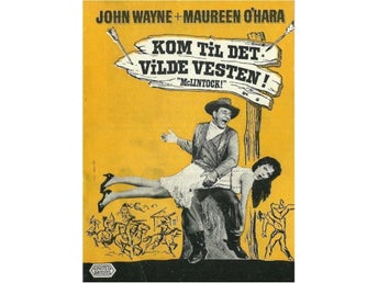 McLINTOCK! - John Wayne - Danskt Bioprogram