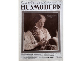 Husmodern 47 1927 Jamtli, Elsa Colvin, Panama, Agda Juringius, Johanna Thiberg