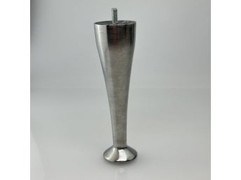 #989byggnadsvård Xst champagneformat SÄNGBEN 19 cm modern med M8-gänga aluminium