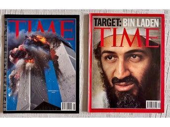 TIME Magazine 9/11 Paket (2 st) – Historiska utgåvor i perfekt skick
