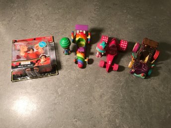 RÖJAR RALF FIGURER O BILAR WRECK IT RALPH DISNEY ...