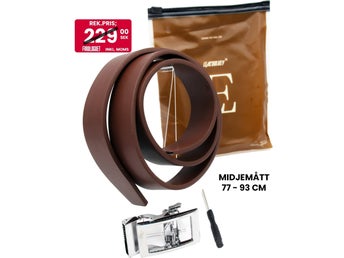 NYTT LEACOOLKEY Elegant dam spärrhake läderbä | M