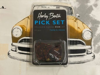 Harley Benton plektrum set THIN 12 st