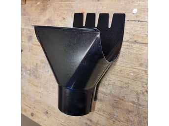 4 st Wijo OMVIKNINGSKUPA 125-90mm svart til stuprör