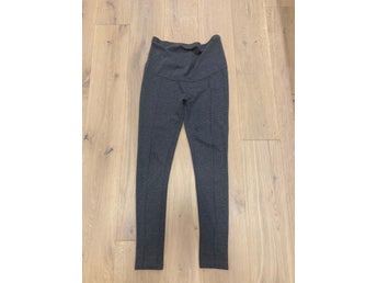 Grå gravidbyxor leggings tights, storlek M