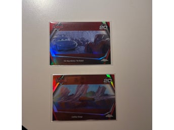 Topps Chrome Disney Pixar Cars 20-årsjubileum kort