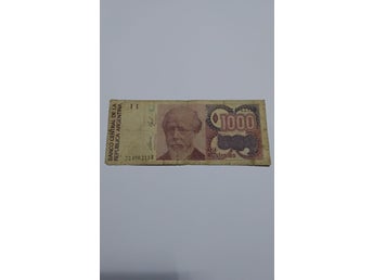 1000 Australes sedel från Argentina