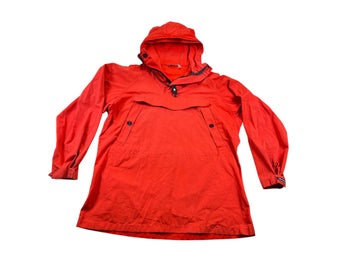 Tenson Anorak Herr Storlek 50 Röd Outdoor Vindtät Friluftsjacka Retro
