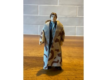 Star Wars Han Solo 1984 actionfigur med trenchcoat
