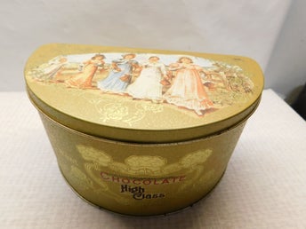Chocolate High Class Vintage Plåtburk