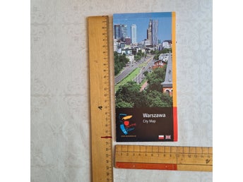 Stadskarta över Warszawa