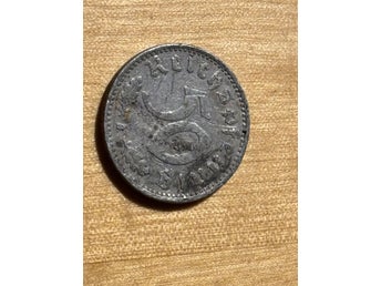 Ww2 naziTyskt 50 Reichspfennig 1940