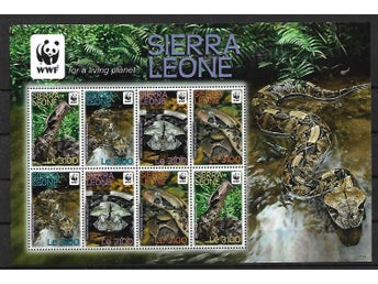 Sierra Leone 2011 Pytonorm 2x4v i block WWF