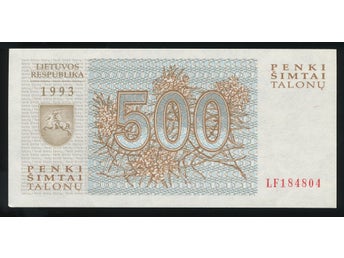 1993 Lithuania 500 Talou kv 0 se bild